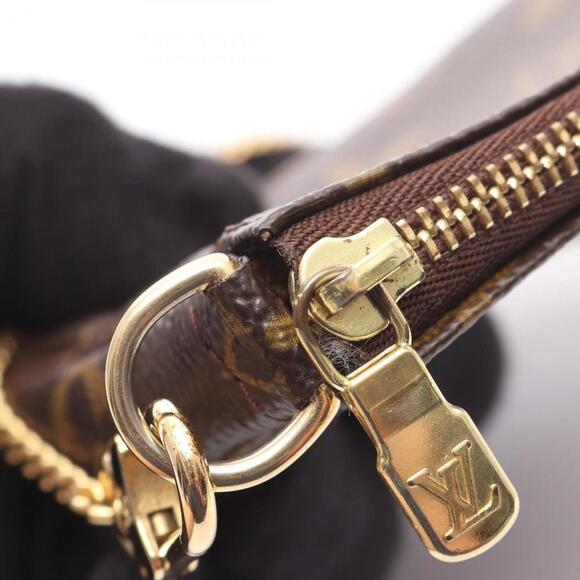 LOUIS VUITTON Brown Monogram Leather Mini Bag - Picture 7 of 7